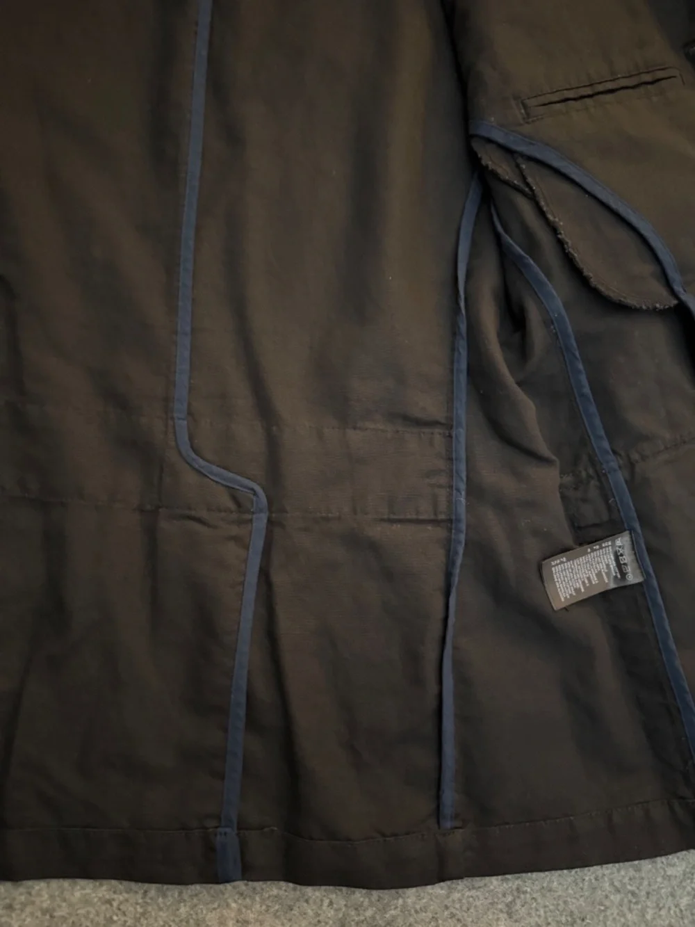 H&M Black Linen Blazer Jacket
